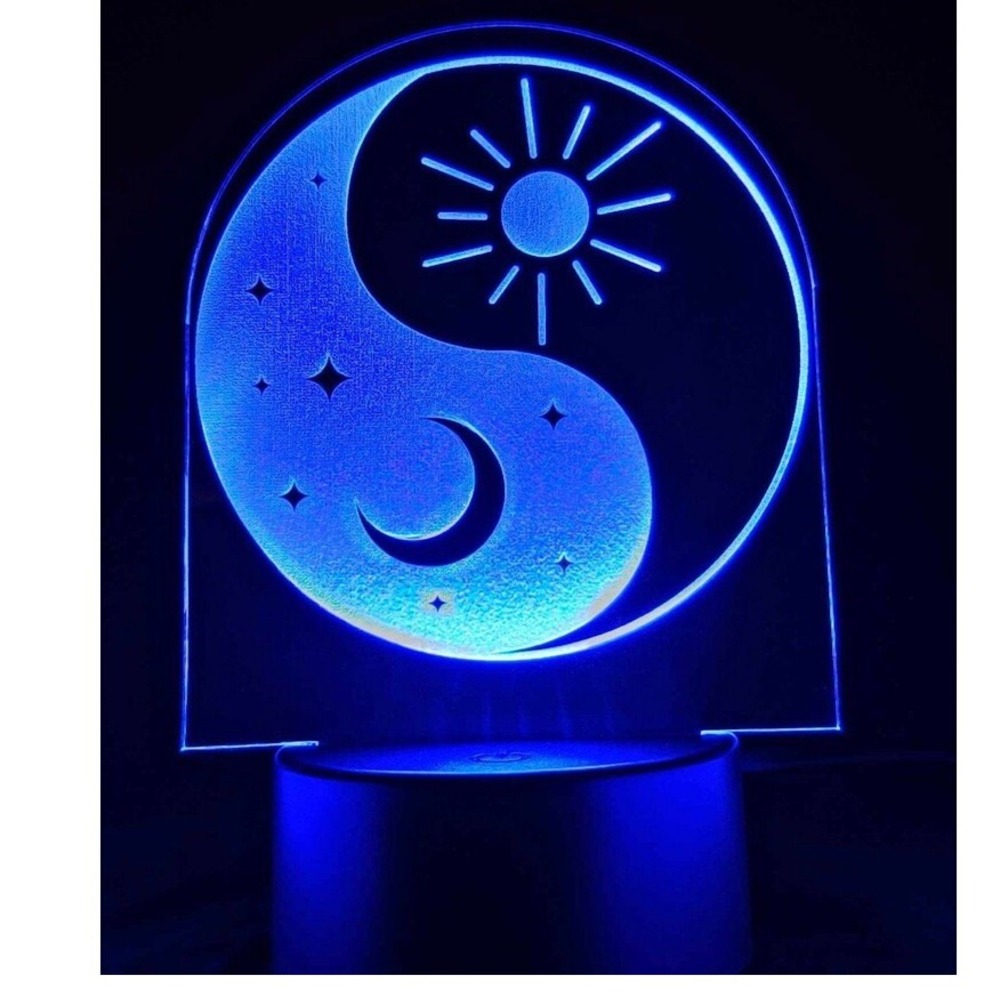 Yin yang light LED colorchanging night‎ light